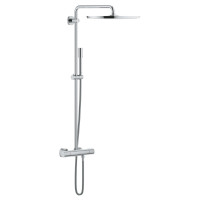Душова система Grohe Rainshower System 400 з термостатом для настінного монтажу Хром (27174001)
