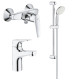 Grohe Комплект змішувачів BauFlow 3 в 1 Для Душу (121630s)