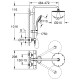 Grohe Euphoria System 210 Душевая система с термостатом для настенного монтажа (27964000)