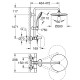 Grohe Euphoria System 260 Душевая система для ванны с термостатом для настенного монтажа (27475001)