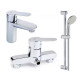 Grohe Комплект змішувачів BauEdge 3 в 1 для ванної (123208s)