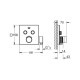 Grohe Grohtherm Cube Набор для комплектации душа с Rainshower Allure 230 (3450600A)