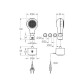 Grohe акустична система GROHE Aquatunes для душа з Bluetooth (26268lv0)