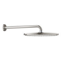 Верхний душ Grohe Rainshower Cosmopolitan 310 с кронштейном 380 мм Суперсталь (26066DC0)