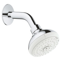 Верхний душ Grohe New Tempesta 100 и душевой кронштейн, 4 режима струи (27870001)