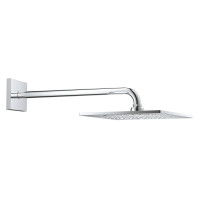 Верхній душ Grohe Rainshower F-Series 10 з кронштейном 422 мм, 1 режим Хром (26259000)