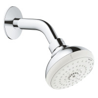 Верхний душ Grohe New Tempesta 100 и душевой кронштейн, 3 режима струи (26088001)