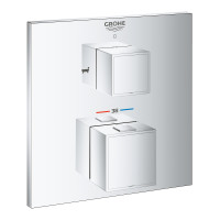 Термостат для Душу та ванної Grohe Grohtherm Cube Хром (24155000) Термостат для Душу та ванної Grohe Grohtherm Cube Хром (24155000)