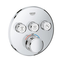 Термостат Grohe Grohtherm SmartControl для встраиваемого монтажа на 3 выхода (29121000)