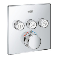 Термостат Grohe Grohtherm SmartControl для встраиваемого монтажа на 3 выхода Хром (29126000)