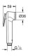 Ручной гигиенический душ Grohe Tempesta-F Trigger Spray 30 Хром, 1 вид струи (27512001)