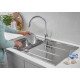 Grohe Комплект мийка для кухні 860 x 500 мм + Concetto Одноважільний змішувач (31570SD0)