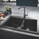 Grohe мийка для кухні 840 х 560 мм, Granite Black (31657AP0)