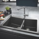 Grohe мийка для кухні 840 х 560 мм, Granite Grey (31657AT0)