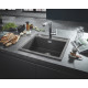 Каменная кухонная мойка Grohe Granite Grey K700 60-C 56/51 1.0 (31651AT0) Серый гранит