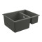 Каменная кухонная мойка Grohe Granite Grey K500 60-C 55.5/46 1.5 REV (31648AT0) Серый гранит