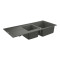 Каменная кухонная мойка Grohe Granite Grey K400 80-C 116/50 1.5 REV (31643AT0) Серый гранит 