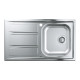 Кухонна мийка з нержавіючої сталі Grohe K400 + 45-S 87.3 / 51.3 1.0 REV (31568sd0) Нержавіюча сталь, матова