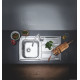 Кухонная мойка с нержавеющей стали Grohe K400+ 45-S 87.3/51.3 1.0 REV (31568SD0) Нержавеющая сталь, матовая
