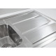 Кухонна мийка з нержавіючої сталі Grohe K400 + 60-S 98.3 / 51.3 1.5 REV (31569sd0) Нержавіюча сталь, матова