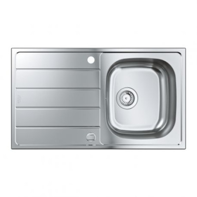 Кухонна мийка з нержавіючої сталі Grohe K200 45-S 86/50 1.0 REV (31552SD1) Нержавіюча сталь, полірована