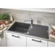 Кам'яна кухонна мийка Grohe Granite Grey K500 60-C 100/50 1.0 REV (31645AT0) сірий граніт
