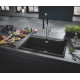 Кам'яна кухонна мийка Grohe Granite Black K700 80-C 78/51 1.0 (31652AP0) чорний граніт