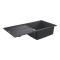 Кам'яна кухонна мийка Grohe Granite Black K400 60-C 100/50 1.0 REV (31641AP0) чорний граніт