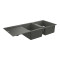 Каменная кухонная мойка Grohe Granite Grey K500 80-C 116/50 2.0 REV (31647AT0) Серый гранит