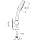 Душевой набор Grohe Tempesta 110 Cube 3 режима струи Хром (27584003)