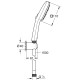 Душевой набор Grohe Tempesta 110 Cube 3 режима струи Хром (27588003)