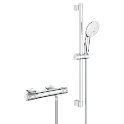 Душевая система Grohe Grohtherm 1000 Performance с термостатом для настенного монтажа Хром (34834001)