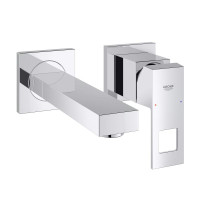 Смеситель однорычажный для раковины Grohe Eurocube на два отверстия S-Size Хром (19895000)