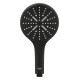 Ручной душ Grohe Rainshower Smartactive 130 на 3 режима струи Фантомный черный (22127KF0)