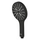 Ручной душ Grohe Rainshower Smartactive 130 на 3 режима струи Фантомный черный (22127KF0)