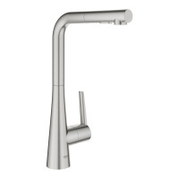 Кухонний змішувач Grohe Zedra Дамаська сталь (32553DC2)