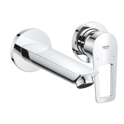 Смеситель для раковины Grohe BauLoop на два отверстия, Хром (20289001) (С механизмом встраиваемого монтажа)