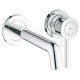 Смеситель для раковины Grohe BauClassic на два отверстия Хром (2029200C)