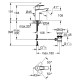 Смеситель однорычажный для раковины Grohe BauLoop M-Size, Хром (23762001)
