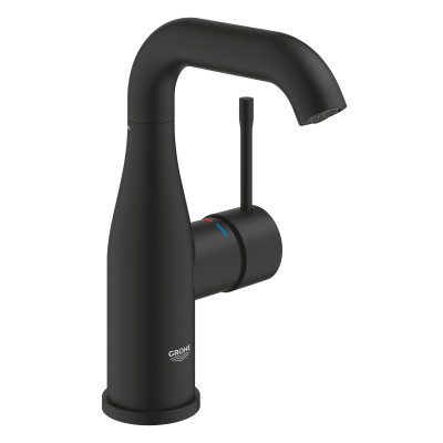 Смеситель для раковины Grohe Essence M-Size, однорычажный Фантомный черный (24176KF1)