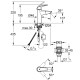 Смеситель для раковины Grohe Eurosmart M-Size, Хром (23976003)