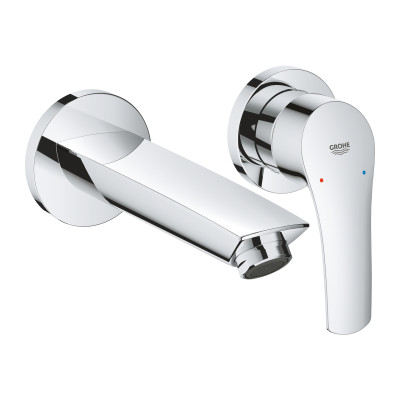 Смеситель для раковины Grohe Eurosmart на два отверстия M-Size Хром (29337003)