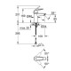 Смеситель для раковины Grohe Eurosmart S-Size, Черный матовый (324672433)