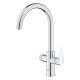 Кухонный смеситель с подключением к фильтрованной воде Grohe Blue Pure BauCurve Хром (30580000)