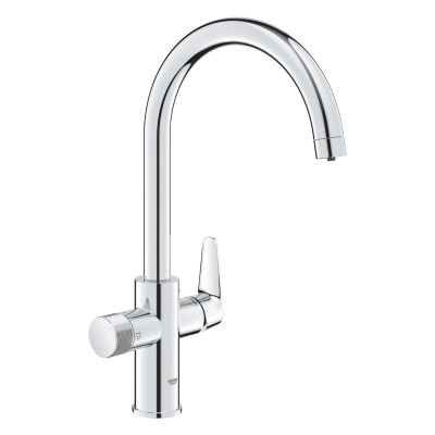 Кухонный смеситель с подключением к фильтрованной воде Grohe Blue Pure BauCurve Хром (30580000)