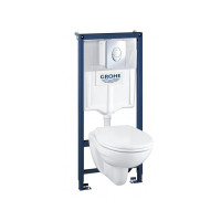 Инсталляция Grohe Solido Perfect с подвесным унитазом в комплекте с сидением (39192000)