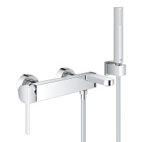 Смеситель для ванны Grohe Plus с душевым гарнитуром Хром (33547003)