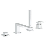 Смеситель для ванны Grohe Eurocube однорычажный на 4 отверстия Хром (19897001) Смеситель для ванны Grohe Eurocube однорычажный на 4 отверстия Хром (19897001)