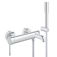 Смеситель для ванны Grohe Essence с душевым гарнитуром Хром (33628001)