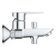 Смеситель для ванны Grohe BauEdge Хром с переключением между ванной и верхним душем (23605001)